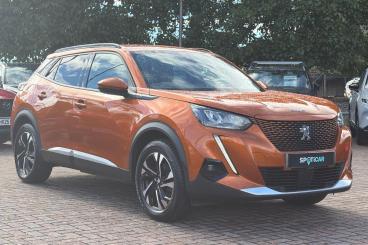 SPOTICAR Peugeot 2008 E-2008 50kwh Allure Premium Auto 5dr Used Car - Suv Electric Orange - Worthing - 1200631985_1
