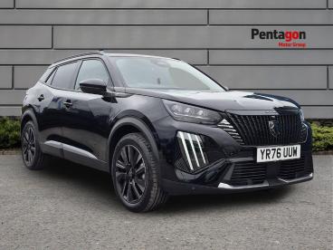 SPOTICAR Peugeot 2008 E-2008 54kwh Gt Premium Auto 5dr (7kw Charger) Used Car - Suv Electric Black - Barnsley - 1200643459_1