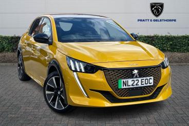 SPOTICAR Peugeot 208 E-208 50kwh Gt Premium Auto 5dr (7kw Charger) Used Car - Hatchback Electric Yellow - Newark On Trent - 1200519168_1