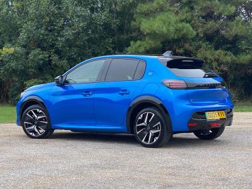 SPOTICAR Peugeot 208 E-208 51kwh Gt Auto 5dr (7.4kw Charger) Used Car - Hatchback Electric Blue - Eastbourne - 1200530582_5