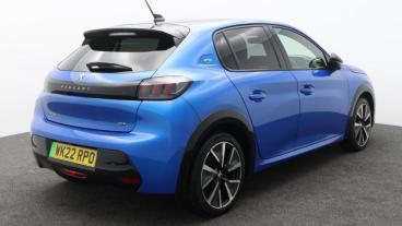 SPOTICAR Peugeot 208 E-208 50kwh Gt Premium Auto 5dr Used Car - Hatchback Electric Blue - Penryn - 1200542370_3