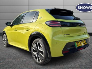 SPOTICAR Peugeot 208 E-208 51kwh Gt Auto 5dr (7.4kw Charger) Used Car - Hatchback Electric Yellow - Portsmouth - 1200547976_3