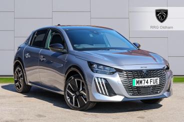 SPOTICAR Peugeot 208 E-208 51kwh Gt Auto 5dr (7.4kw Charger) Used Car - Hatchback Electric Grey - Oldham - 1200549539_1