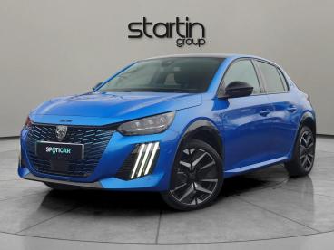 SPOTICAR Peugeot 208 E-208 50kwh Gt Auto 5dr (7.4kw Charger) Used Car - Hatchback Electric Blue - Worcester - 1200553304_3