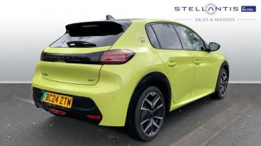 SPOTICAR Peugeot 208 E-208 51kwh Gt Auto 5dr (7.4kw Charger) Used Car - Hatchback Electric Yellow - Walton On Thames - 1200556551_3