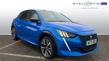 SPOTICAR Peugeot 208 E-208 50kwh Gt Premium Auto 5dr Used Car - Hatchback Electric Blue - Newport - 1200557145_1