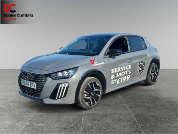 SPOTICAR Peugeot 208 E-208 50kwh Gt Auto 5dr (7.4kw Charger) Used Car - Hatchback Electric Grey - Workington - 1200557192_3