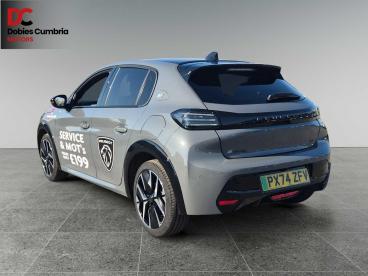 SPOTICAR Peugeot 208 E-208 50kwh Gt Auto 5dr (7.4kw Charger) Used Car - Hatchback Electric Grey - Workington - 1200557192_5