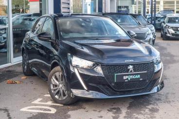 SPOTICAR Peugeot 208 E-208 50kwh Allure Premium + Auto 5dr (7kw Charger) Used Car - Hatchback Electric Black - Leamington - 1200557664_1