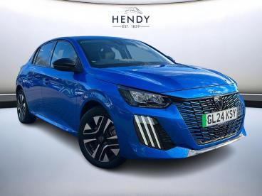 SPOTICAR Peugeot 208 E-208 50kwh Allure Auto 5dr (7.4kw Charger) Used Car - Hatchback Electric Blue - Tonbridge - 1200567070_1