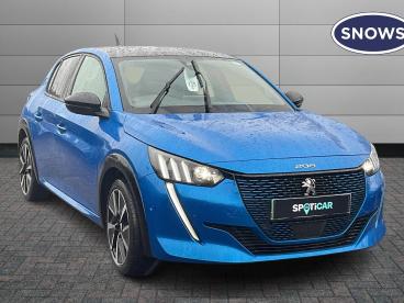 SPOTICAR Peugeot 208 E-208 50kwh Gt Premium Auto 5dr Used Car - Hatchback Electric Blue - Basingstoke - 1200567612_1