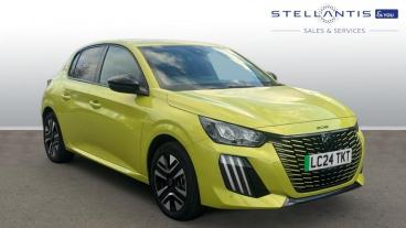 SPOTICAR Peugeot 208 E-208 50kwh E-style Auto 5dr (7.4kw Charger) Used Car - Hatchback Electric Yellow - Wimbledon - 1200567942_1
