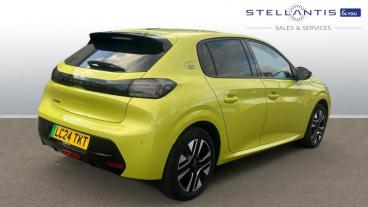SPOTICAR Peugeot 208 E-208 50kwh E-style Auto 5dr (7.4kw Charger) Used Car - Hatchback Electric Yellow - Wimbledon - 1200567942_4