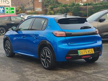 SPOTICAR Peugeot 208 E-208 50kwh Gt Auto 5dr (7.4kw Charger) Used Car - Hatchback Electric Blue - Ashford - 1200570129_5