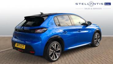 SPOTICAR Peugeot 208 E-208 50kwh Gt Premium Auto 5dr Used Car - Hatchback Electric Blue - London - 1200570254_4