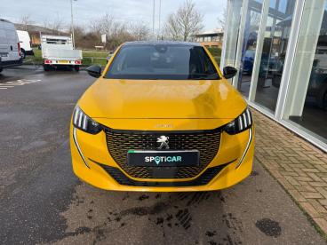 SPOTICAR Peugeot 208 E-208 50kwh Gt Premium Auto 5dr Used Car - Hatchback Electric Yellow - Boston - 1200571961_4