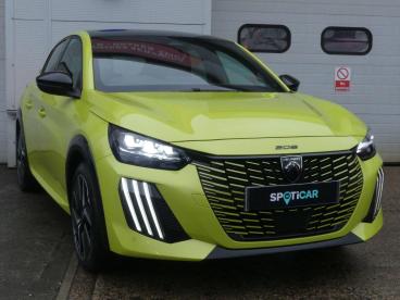 SPOTICAR Peugeot 208 E-208 51kwh Gt Auto 5dr (7.4kw Charger) Used Car - Hatchback Electric  - Devizes - 1200573159_1