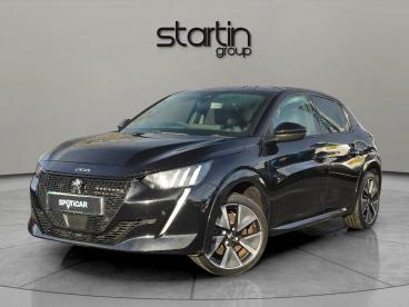 SPOTICAR Peugeot 208 E-208 50kwh Gt Auto 5dr (7kw Charger) Used Car - Hatchback Electric Black - Worcester - 1200574408_3