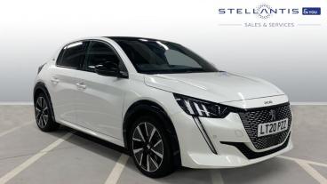 SPOTICAR Peugeot 208 E-208 50kwh Gt Line Auto 5dr Used Car - Hatchback Electric White - West London - 1200582259_1