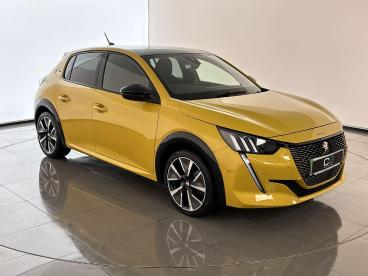 SPOTICAR Peugeot 208 E-208 50kwh Gt Premium Auto 5dr Used Car - Hatchback Electric Yellow - Croxdale - 1200583740_1