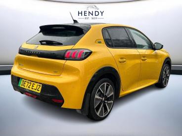 SPOTICAR Peugeot 208 E-208 50kwh Gt Premium Auto 5dr (7kw Charger) Used Car - Hatchback Electric Yellow - Tonbridge - 1200584766_5