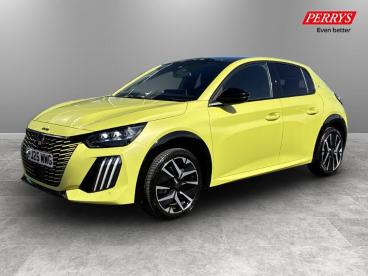 SPOTICAR Peugeot 208 E-208 51kwh Gt Auto 5dr (7.4kw Charger) Used Car - Hatchback Electric Yellow - Bury - 1200600492_3