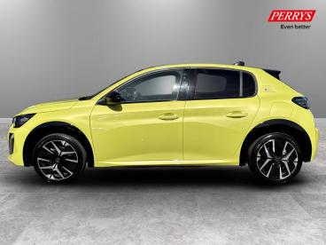 SPOTICAR Peugeot 208 E-208 51kwh Gt Auto 5dr (7.4kw Charger) Used Car - Hatchback Electric Yellow - Bury - 1200600492_4