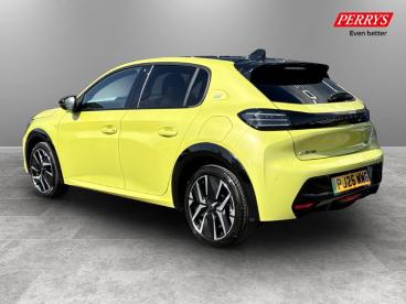 SPOTICAR Peugeot 208 E-208 51kwh Gt Auto 5dr (7.4kw Charger) Used Car - Hatchback Electric Yellow - Bury - 1200600492_5