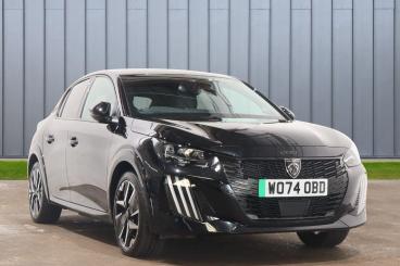 SPOTICAR Peugeot 208 E-208 51kwh Gt Auto 5dr (7.4kw Charger) Used Car - Hatchback Electric Black - Weston-super-mare - 1200600834_1