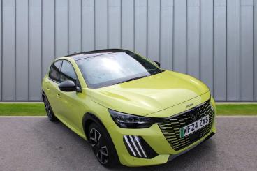 SPOTICAR Peugeot 208 E-208 51kwh Gt Auto 5dr (7.4kw Charger) Used Car - Hatchback Electric Yellow - Dorchester - 1200603129_1