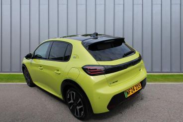 SPOTICAR Peugeot 208 E-208 51kwh Gt Auto 5dr (7.4kw Charger) Used Car - Hatchback Electric Yellow - Dorchester - 1200603129_5