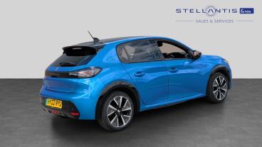 SPOTICAR Peugeot 208 E-208 50kwh Gt Auto 5dr (7kw Charger) Used Car - Hatchback Electric Blue - Liverpool - 1200605562_3