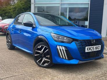 SPOTICAR Peugeot 208 E-208 50kwh Gt Auto 5dr (7.4kw Charger) Used Car - Hatchback Electric Blue - Kettering - 1200605763_1