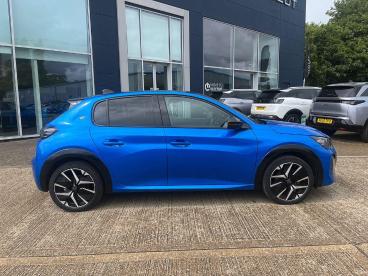SPOTICAR Peugeot 208 E-208 50kwh Gt Auto 5dr (7.4kw Charger) Used Car - Hatchback Electric Blue - Kettering - 1200605763_2