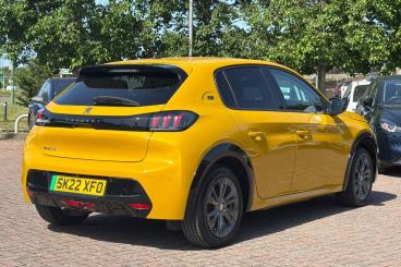 SPOTICAR Peugeot 208 E-208 50kwh Allure Premium Auto 5dr (7kw Charger) Used Car - Hatchback Electric Yellow - Worthing - 1200606623_5