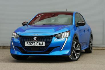 SPOTICAR Peugeot 208 E-208 50kwh Gt Auto 5dr (11kw Charger) Used Car - Hatchback Electric Blue - Keighley - 1200607360_5