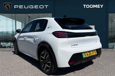 SPOTICAR Peugeot 208 E-208 51kwh Gt Auto 5dr (7.4kw Charger) Used Car - Hatchback Electric White - Basildon - 1200607954_3