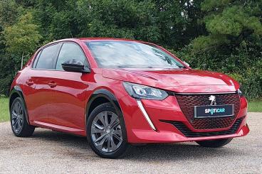 SPOTICAR Peugeot 208 E-208 50kwh Allure Premium Auto 5dr (7kw Charger) Used Car - Hatchback Electric Red - Eastbourne - 1200610891_1