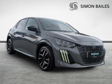 SPOTICAR Peugeot 208 E-208 50kwh Gt Auto 5dr (7.4kw Charger) Used Car - Hatchback Electric Grey - Northallerton - 1200615532_1