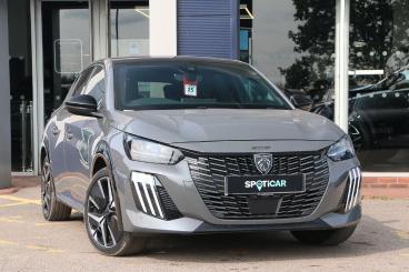 SPOTICAR Peugeot 208 E-208 51kwh Gt Auto 5dr (11kw Charger) Used Car - Hatchback Electric Grey - Bulkington - 1200619042_1