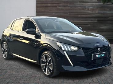 SPOTICAR Peugeot 208 E-208 50kwh Gt Auto 5dr (11kw Charger) Used Car - Hatchback Electric Black - Swindon - 1200620979_1