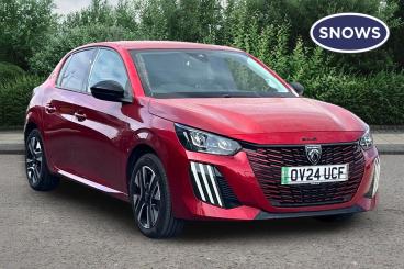 SPOTICAR Peugeot 208 E-208 50kwh E-style Auto 5dr (7.4kw Charger) Used Car - Hatchback Electric Red - Portsmouth - 1200623223_1