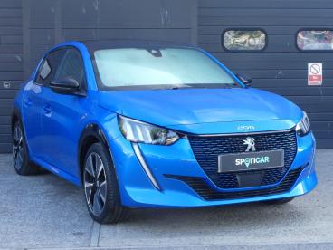 SPOTICAR Peugeot 208 E-208 50kwh Gt Auto 5dr Used Car - Hatchback Electric Blue - Devizes - 1200626566_1