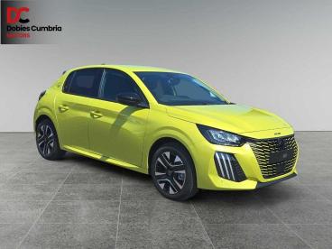 SPOTICAR Peugeot 208 E-208 50kwh Allure Auto 5dr (7.4kw Charger) Used Car - Hatchback Electric Yellow - Workington - 1200628949_1