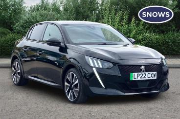 SPOTICAR Peugeot 208 E-208 50kwh Gt Premium Auto 5dr (7kw Charger) Used Car - Hatchback Electric Black - Newbury - 1200633594_1