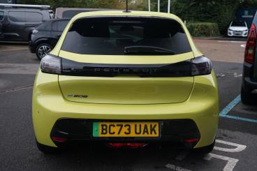 SPOTICAR Peugeot 208 E-208 50kwh E-style Auto 5dr (11kw Charger) Used Car - Hatchback Electric Yellow - Leamington - 1200643612_5