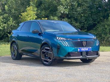 SPOTICAR Peugeot E-3008 73kwh Gt Auto 5dr Used Car - Suv Electric Blue - Eastbourne - 1200530591_1