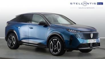 SPOTICAR Peugeot E-3008 73kwh Gt Auto 5dr Used Car - Suv Electric Blue - Coventry - 1200553448_1
