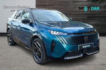 SPOTICAR Peugeot E-3008 73kwh Gt Auto 5dr Used Car - Suv Electric Blue - Guisborough - 1200555352_1