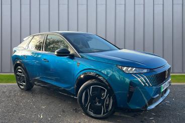 SPOTICAR Peugeot E-3008 73kwh Gt Auto 5dr Used Car - Suv Electric Blue - Taunton - 1200563543_1